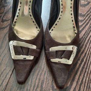 BCBG Suede Heels